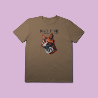 Nome do produto Camiseta Premium Petnip David Pawie - 100% Algodão