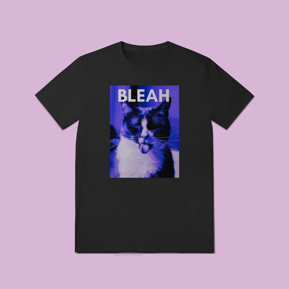 Nome do produto: Camiseta Quality Gato Bleah