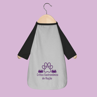 Roupa Pet Petnip Crítico Gastronômico - 100% Algodão