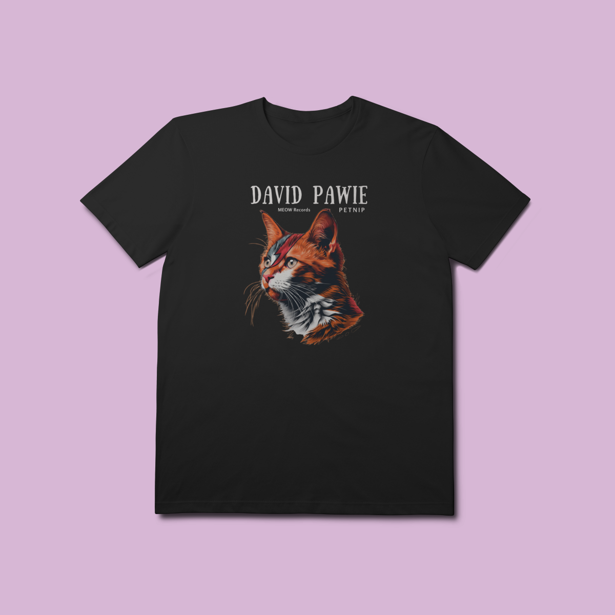 Nome do produto: Camiseta Premium Petnip David Pawie - 100% Algodão