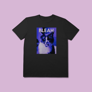 Nome do produto Camiseta Premium Petnip Gato Bleah - 100% Algodão
