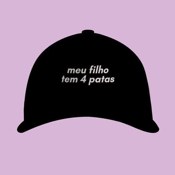 Boné Meu Filho Tem 4 Patas - Prime Confort Sarja