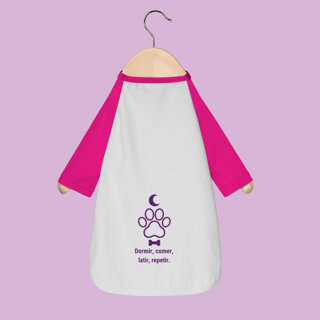 Roupa Pet Petnip Dormir Comer Latir - 100% Algodão