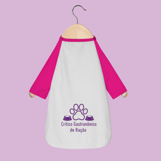 Nome do produto Roupa Pet Petnip Crítico Gastronômico - 100% Algodão