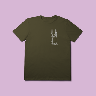 Nome do produto Camiseta Premium Petnip Gato Rasgado - 100% Algodão