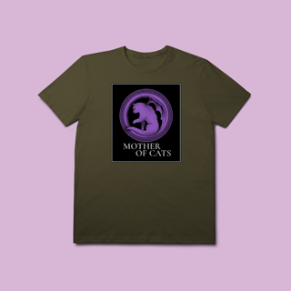 Nome do produto Camiseta Premium Petnip Mother of Cats - 100% Algodão
