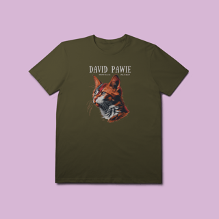 Nome do produto Camiseta Premium Petnip David Pawie - 100% Algodão