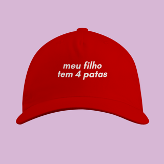 Nome do produto Boné Petnip Meu Filho Tem 4 Patas - Prime Confort Sarja
