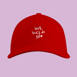 Nome do produto Boné Petnip 100% Louca Do Gato - Prime Confort Sarja