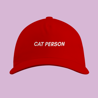 Nome do produto Boné Petnip Cat Person - Prime Confort Sarja - Fivela Metal