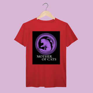 Nome do produto Camiseta 100% Algodão Mother of Cats