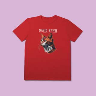 Nome do produto Camiseta Premium Petnip David Pawie - 100% Algodão