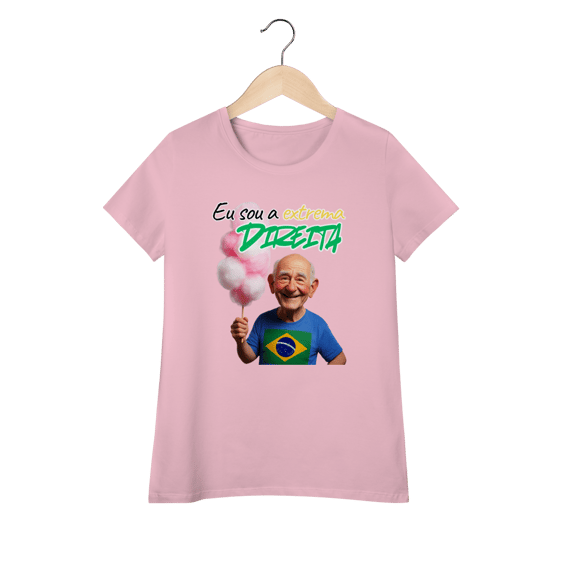 Camiseta Feminina Baby Long Pima 