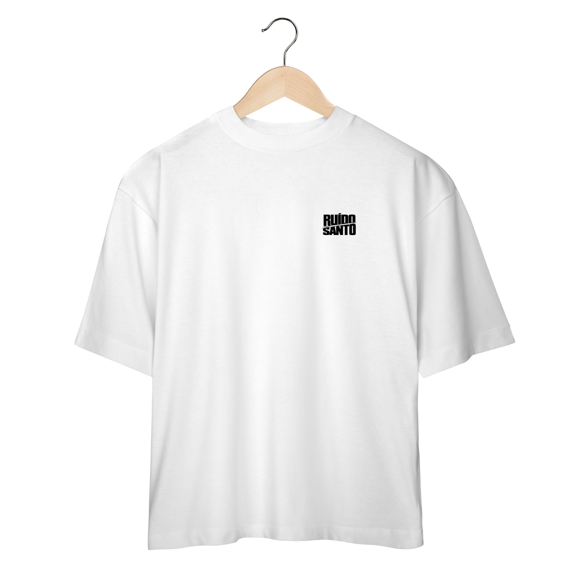 Nome do produto: Camiseta Oversized Unissex RUÍDO SANTO