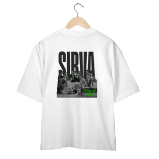 Nome do produto Camiseta Oversized Unissex RUÍDO SANTO – SIRVA (Mateus 20:28)