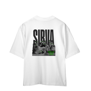 Nome do produto Camiseta Oversized Unissex RUÍDO SANTO – SIRVA (Mateus 20:28)