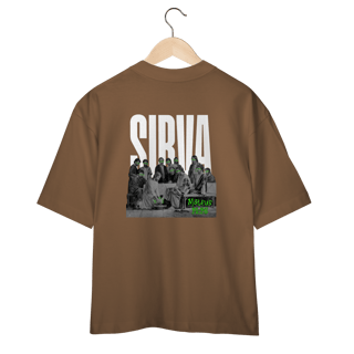 Nome do produto Camiseta Oversized Unissex RUÍDO SANTO – SIRVA (Mateus 20:28)