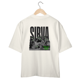 Nome do produto Camiseta Oversized Unissex RUÍDO SANTO – SIRVA (Mateus 20:28)