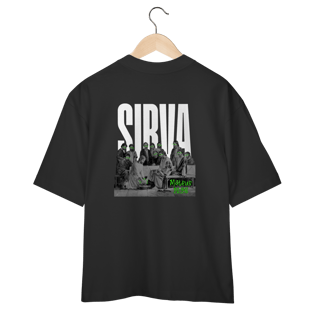 Nome do produto Camiseta Oversized Unissex RUÍDO SANTO – SIRVA (Mateus 20:28)