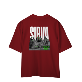 Nome do produto Camiseta Oversized Unissex RUÍDO SANTO – SIRVA (Mateus 20:28)
