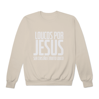 Nome do produto Moletom LPJ Ser Cristão é Muito Louco