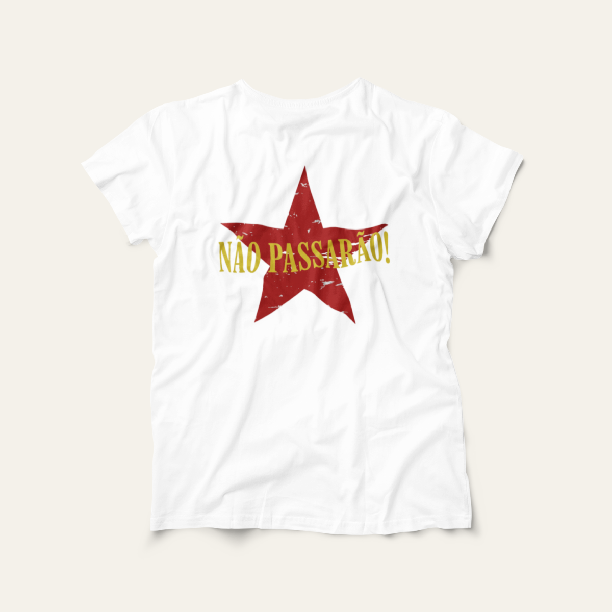 Camiseta Não Passarão: Luta e Resistência - VOZ ATIVA | Algodão 100% (Prime-Premium)