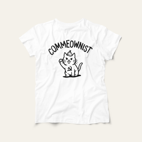 Camiseta Commeownist: Sátira Ativa - VOZ ATIVA | Algodão 100% (Prime-Premium)