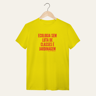 Nome do produto Camiseta Ecologia e Luta de Classes: Chico Mendes - Terra e Natureza | Algodão 100% (Quality)