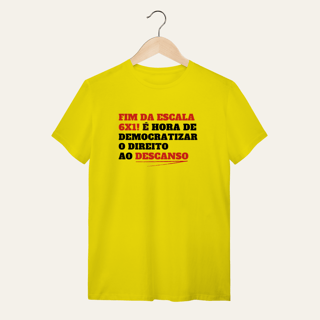 Nome do produto Camiseta Direito ao Descanso: Frases e Ideias - VOZ ATIVA | Algodão 100% (Quality)