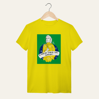 Nome do produto Camiseta A Gente Vai Sorrir Sim: Arte e Cinema - VOZ ATIVA | Algodão 100% (Quality)