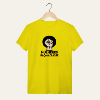 Nome do produto Camiseta Angela Davis: Raça e Classe - Voz Ativa | Algodão 100% (Quality)