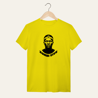 Nome do produto Camiseta Zumbi dos Palmares Vive - Voz Ativa | Algodão 100% (Quality)