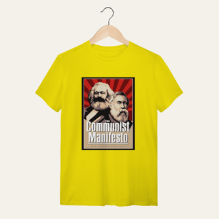 Nome do produto Camiseta Manifesto Comunista: Teoria e Luta - VOZ ATIVA | Algodão 100% (Quality)