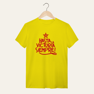 Nome do produto Camiseta Hasta la Victoria Siempre - VOZ ATIVA | Algodão 100% (Quality)