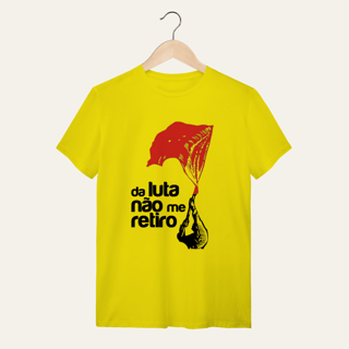 Nome do produto Camiseta Da Luta Não Me Retiro: Firmeza e Ideia - VOZ ATIVA | Algodão 100% (Quality)