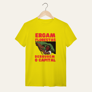 Nome do produto Camiseta Ergam Florestas: Terra e Natureza - VOZ ATIVA | Algodão 100% (Quality)