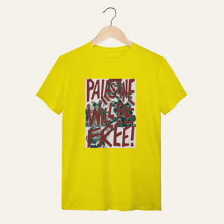 Nome do produto Camiseta Palestine Will Be Free: Luta e Resistência - VOZ ATIVA | Algodão 100% (Quality)