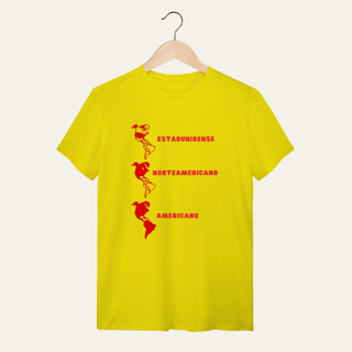 Nome do produto Camiseta Identidade Américas: Luta e Resistência - VOZ ATIVA | Algodão 100% (Quality)