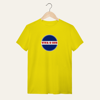 Nome do produto Camiseta Viva o SUS: Saúde é Direito - VOZ ATIVA | Algodão 100% (Quality)