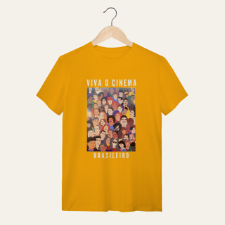 Camiseta Viva o Cinema Brasileiro: Galeria de Ícones - VOZ ATIVA | Algodão 100% (Quality)