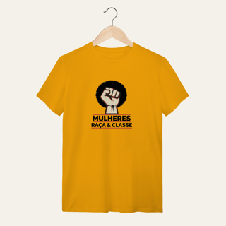 Nome do produto Camiseta Angela Davis: Raça e Classe - Voz Ativa | Algodão 100% (Quality)