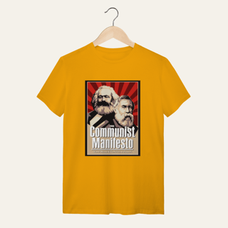 Nome do produto Camiseta Manifesto Comunista: Teoria e Luta - VOZ ATIVA | Algodão 100% (Quality)