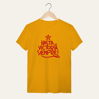 Nome do produto Camiseta Hasta la Victoria Siempre - VOZ ATIVA | Algodão 100% (Quality)