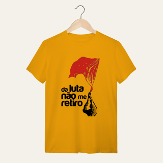 Nome do produto Camiseta Da Luta Não Me Retiro: Firmeza e Ideia - VOZ ATIVA | Algodão 100% (Quality)
