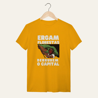 Nome do produto Camiseta Ergam Florestas: Terra e Natureza - VOZ ATIVA | Algodão 100% (Quality)