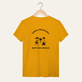 Nome do produto Camiseta Cinema Brasileiro Gostoso Demais: Arte e Cinema - VOZ ATIVA | Algodão 100% (Quality)
