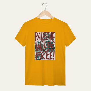 Nome do produto Camiseta Palestine Will Be Free: Luta e Resistência - VOZ ATIVA | Algodão 100% (Quality)