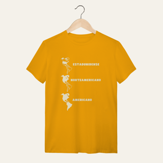 Nome do produto Camiseta Identidade Américas: Luta e Resistência - VOZ ATIVA | Algodão 100% (Quality)