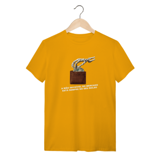 Nome do produto Camiseta Mão Invisível do Mercado: Sátira Ativa - VOZ ATIVA | Algodão 100% (Quality)