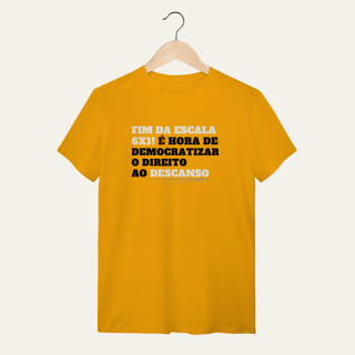 Nome do produto Camiseta Direito ao Descanso: Frases e Ideias - VOZ ATIVA | Algodão 100% (Quality)